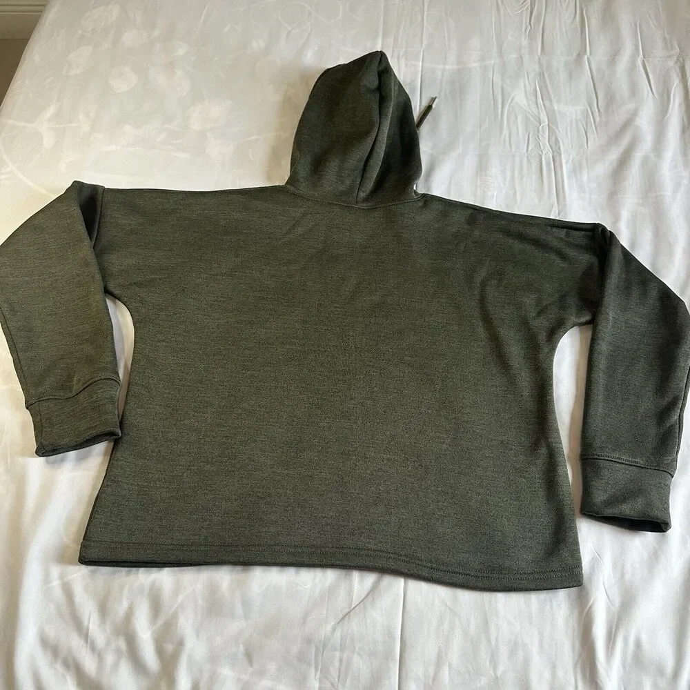 Buffalo Outdoors® Workwear Women's Cropped Hooded Sweatshirt - Picture 4 of 10
